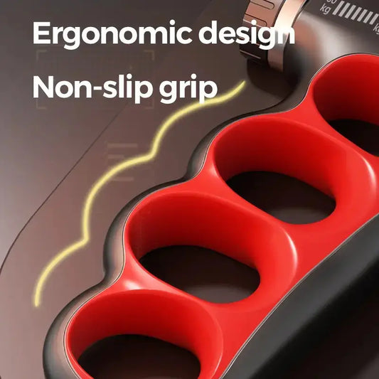 Adjustable Hand Gripper 5-100kg with Counter – Mechanical Grip Strength Trainer for Wrist Forearm Fingers Exercise